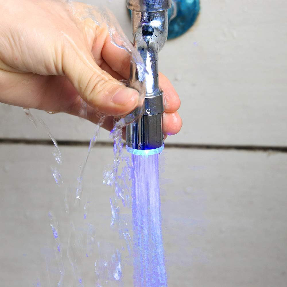 Kitchen Appliances Offers - 1-4PCS Change Automatically 7-Color LED Faucet