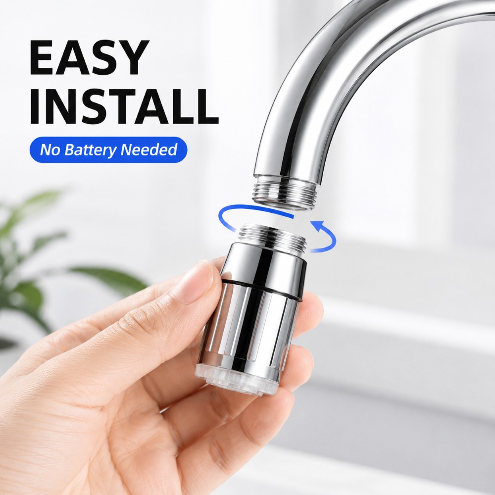 1/5Pcs LED Faucet Head with Au - Kitchen Appliances Offers review and price