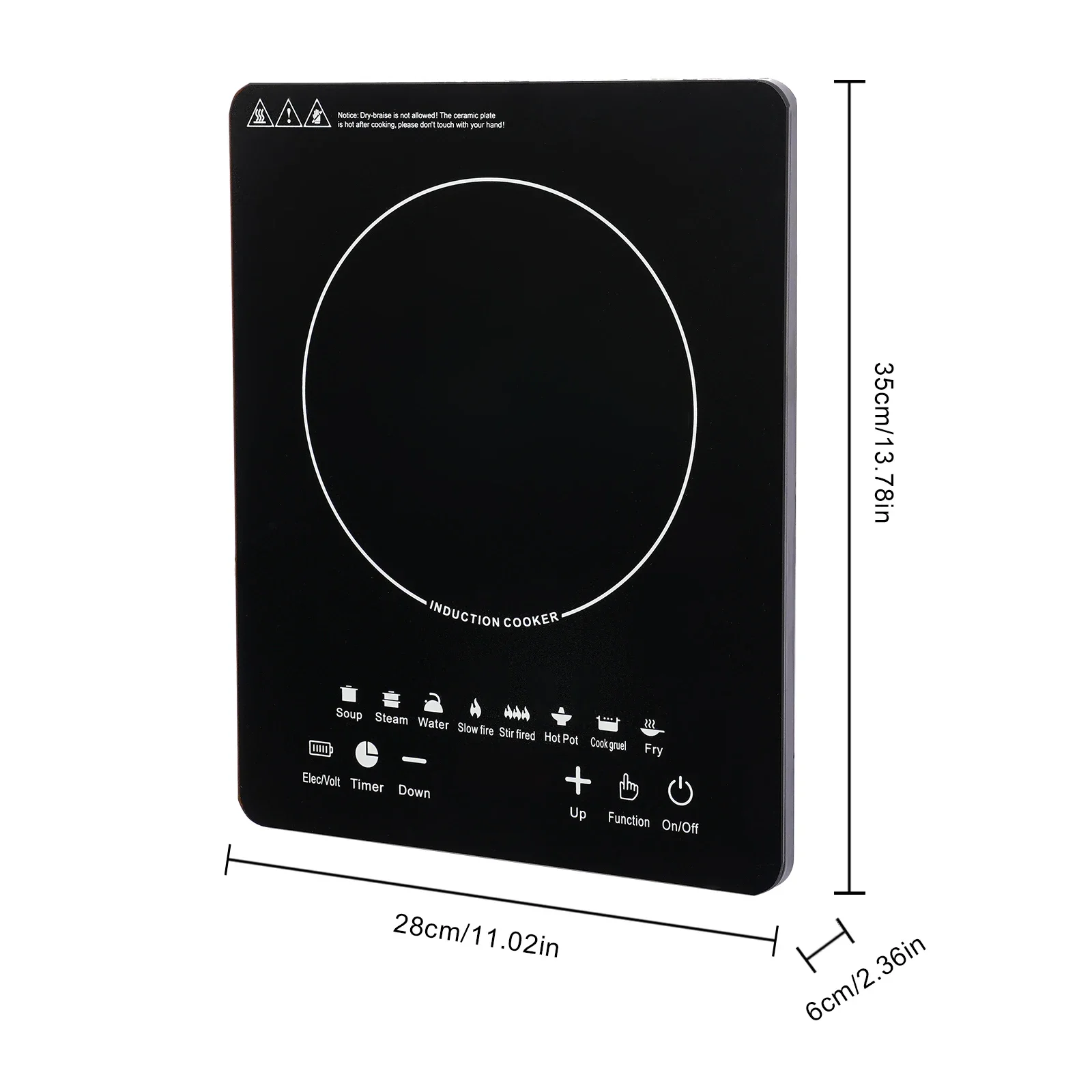 750W Smart Portable Induction  - Induction Cooktop Portable review and price