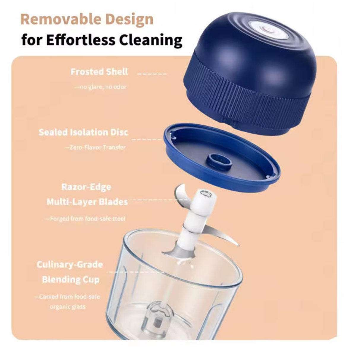 1PC Electric Garlic Chopper Mi - Kitchen Appliances Unit review and price