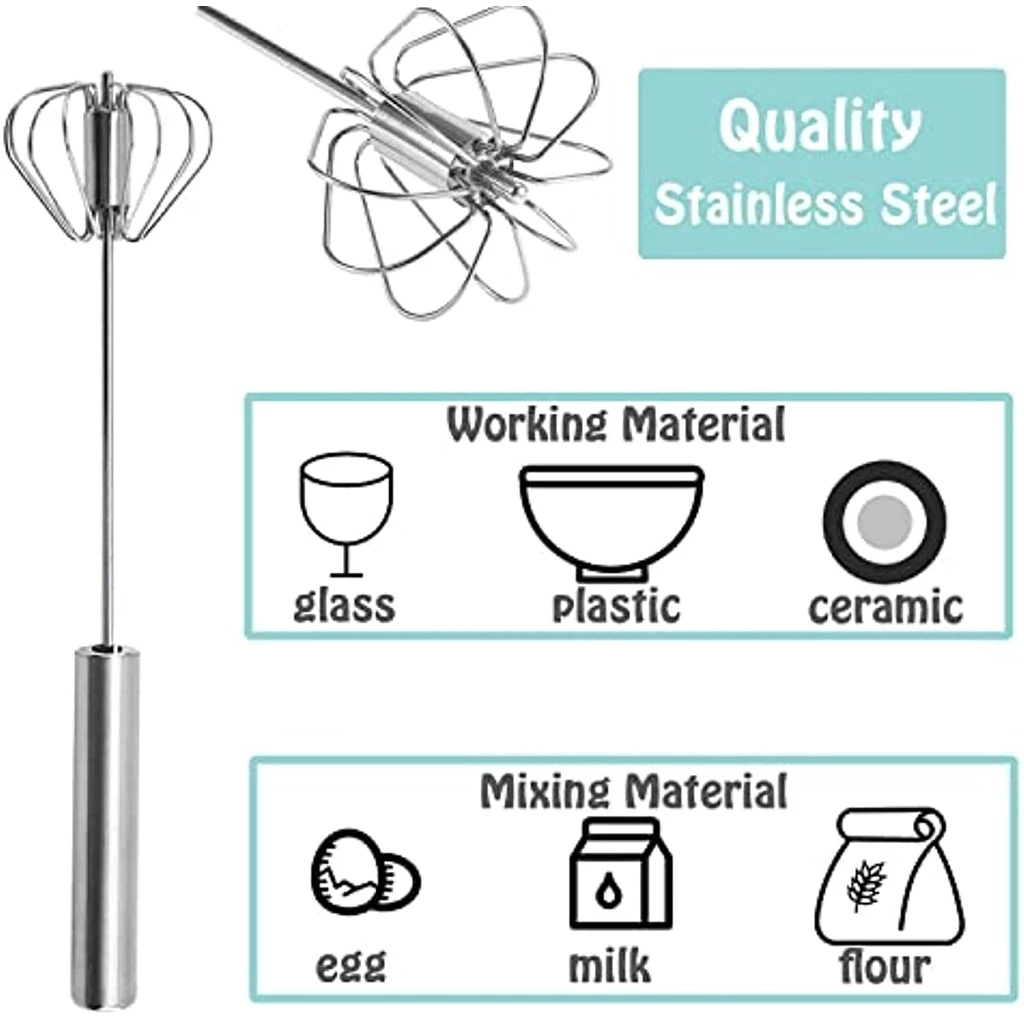 1/3pcs Stainless Steel Egg Bea - Kitchen Appliances Unit review and price